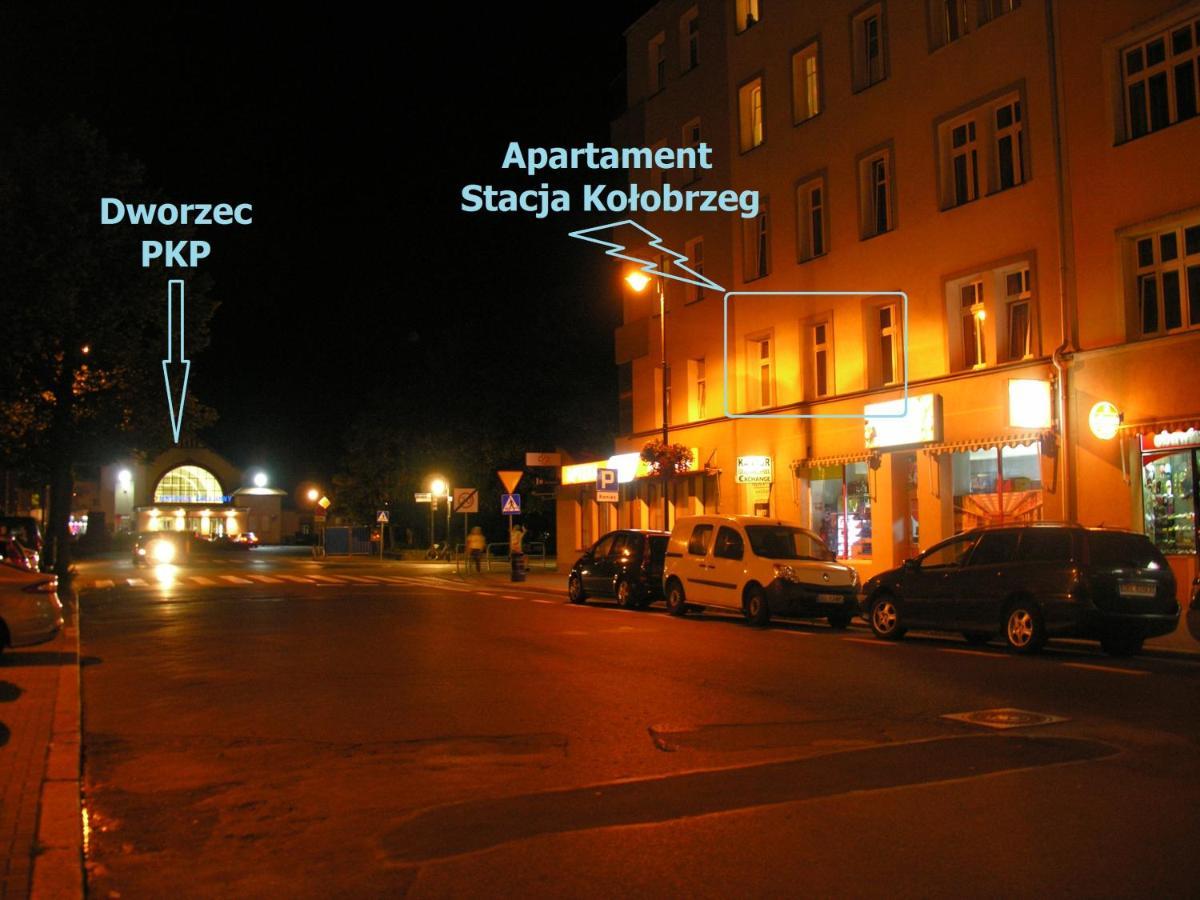 Apartament Dworcowa 100 M Do Pkp Kołobrzeg Exterior foto